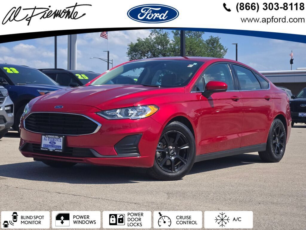 Red Metallic 2020 Ford Fusion Sedan Front-Wheel Drive 6-Speed Automatic
