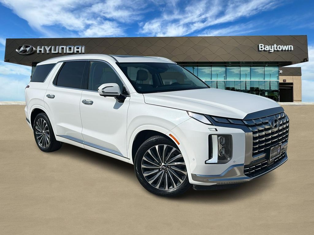 2024 Hyundai Palisade Calligraphy White at Wharton Chevrolet GMC