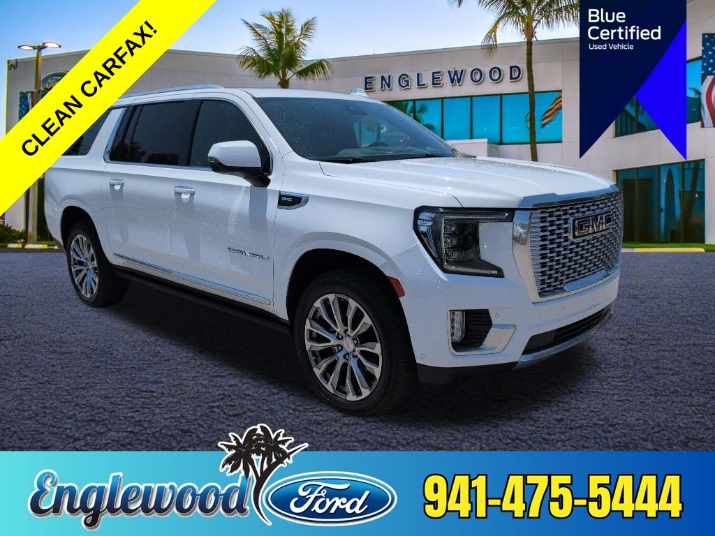 Summit White 2023 GMC Yukon XL SUV / Crossover Four-Wheel Drive 