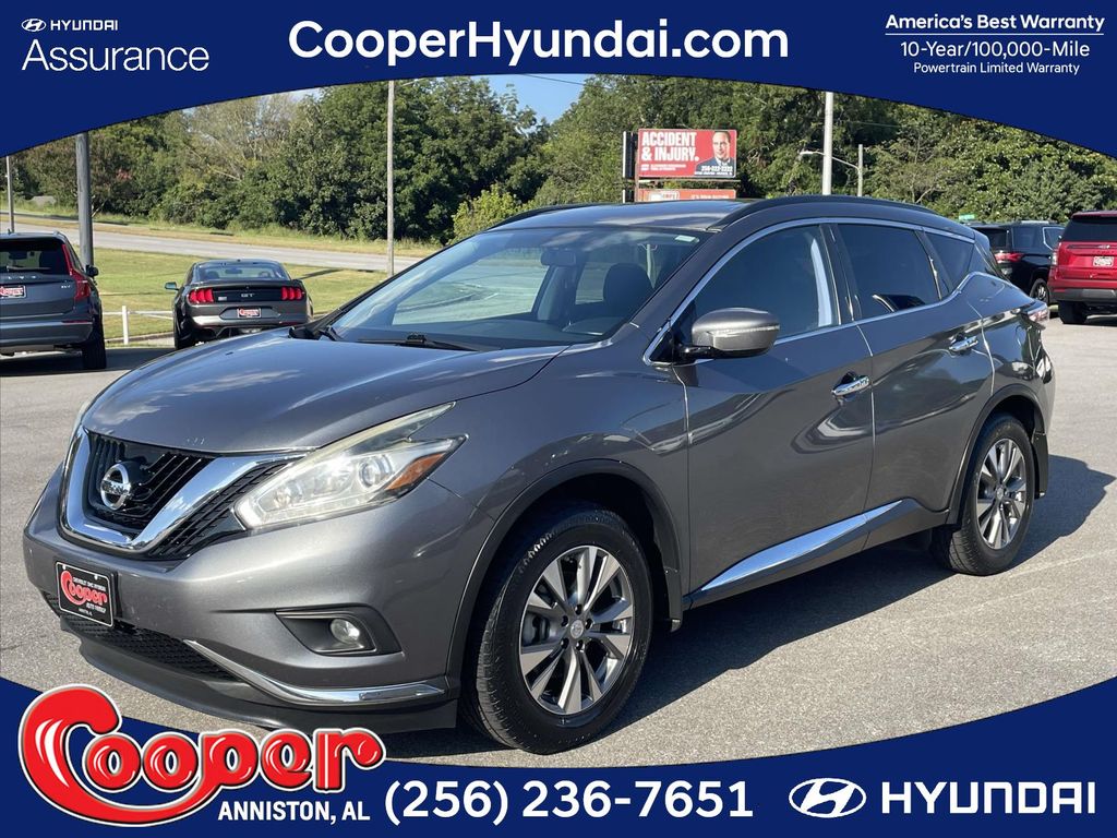 Gray (Gun Metallic) 2015 Nissan Murano SUV / Crossover Front-Wheel Drive Continuously Variable Transmission