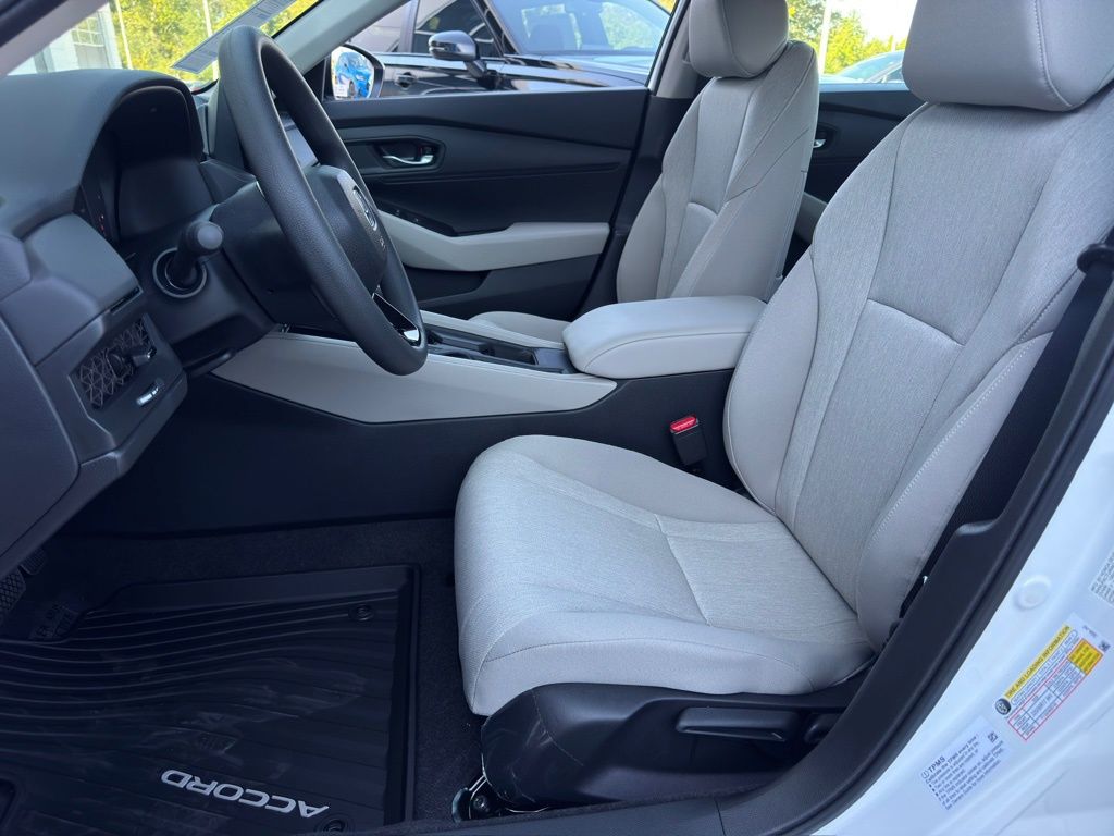 2025 Honda Accord LX White at Community Honda