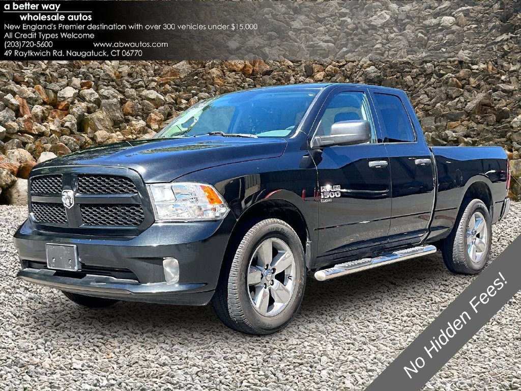Brilliant Black Crystal Pearlcoat 2019 RAM 1500 Pickup Truck Four-Wheel Drive 8-Speed Automatic