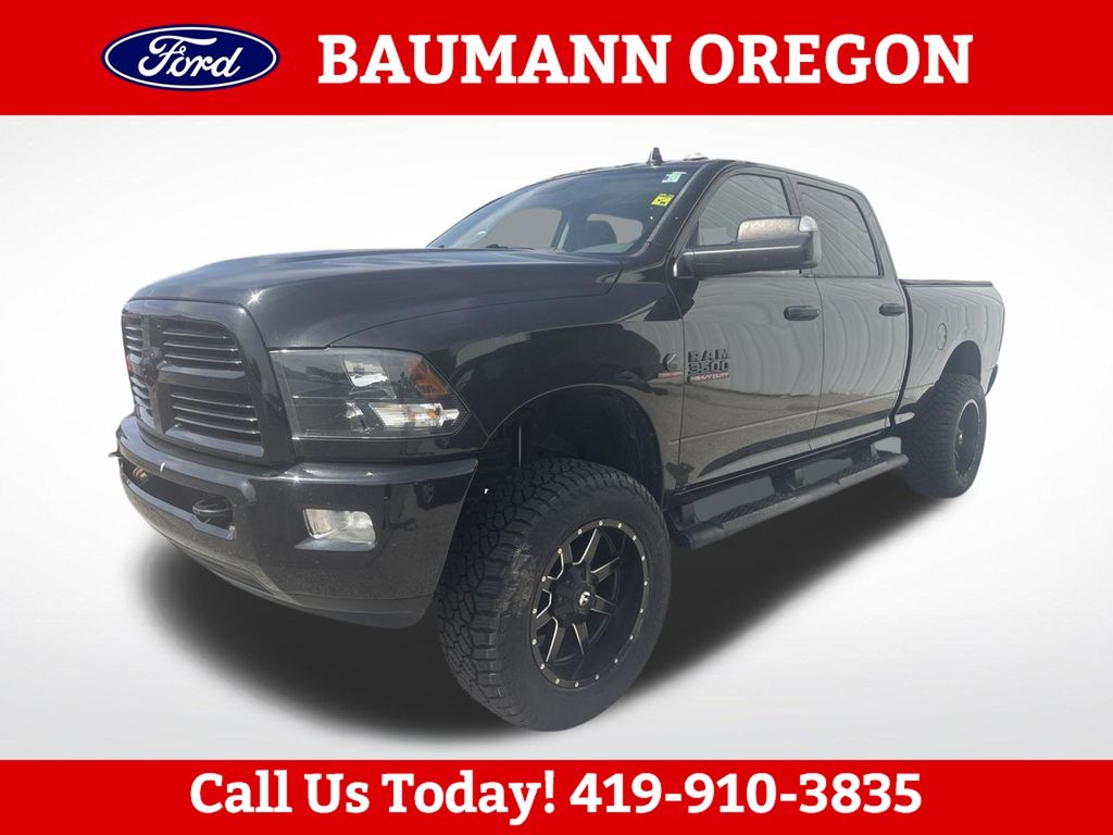 Brilliant Black Crystal Pearlcoat 2016 RAM 3500 Pickup Truck Four-Wheel Drive 6-Speed Automatic