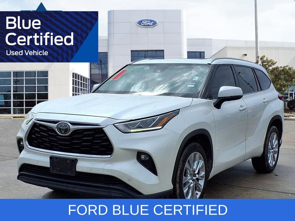 2020 Toyota Highlander Limited White at Cook Ford