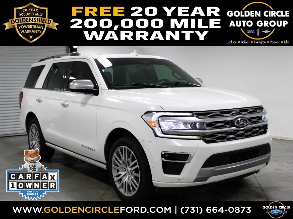 Star White Metallic Tri-Coat 2024 Ford Expedition Platinum 4WD SUV / Crossover Four-Wheel Drive Automatic