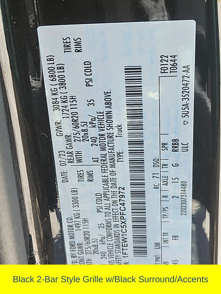 2023 Agate Black Metallic Ford F-150 XLT RWD Truck