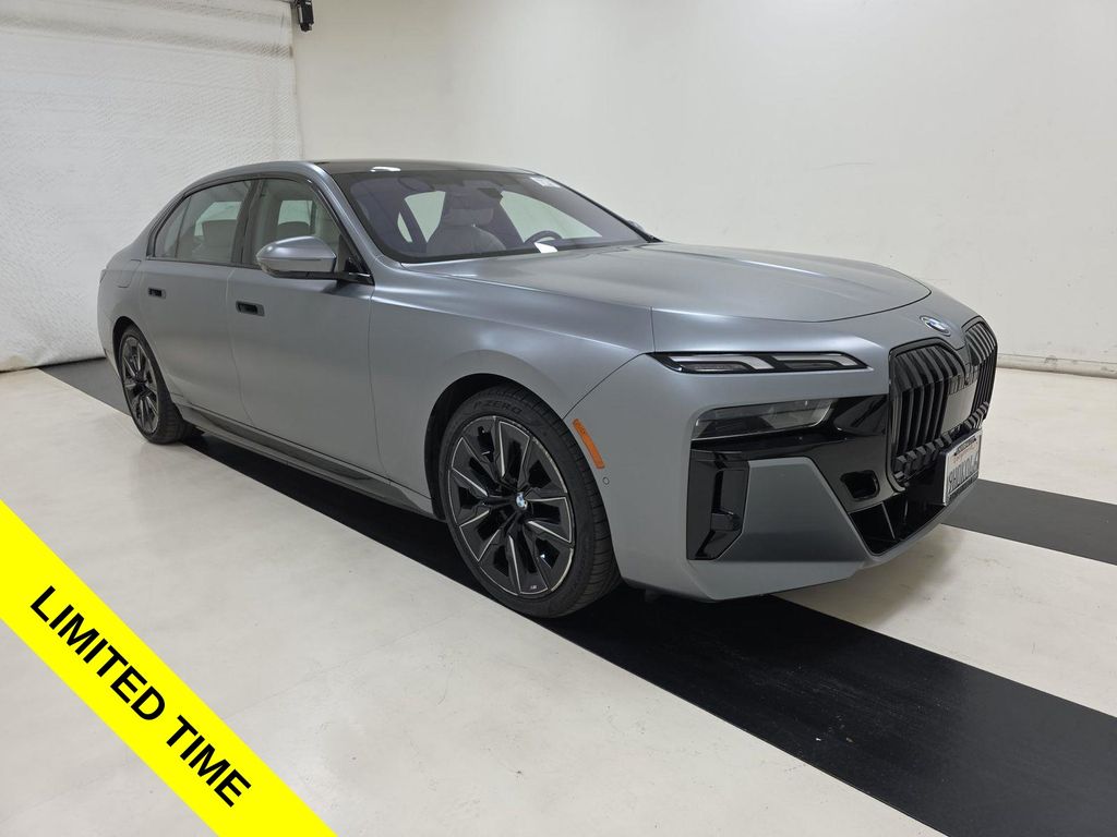 Frozen Pure Gray Metallic 2023 BMW i7 Sedan All-Wheel Drive Automatic