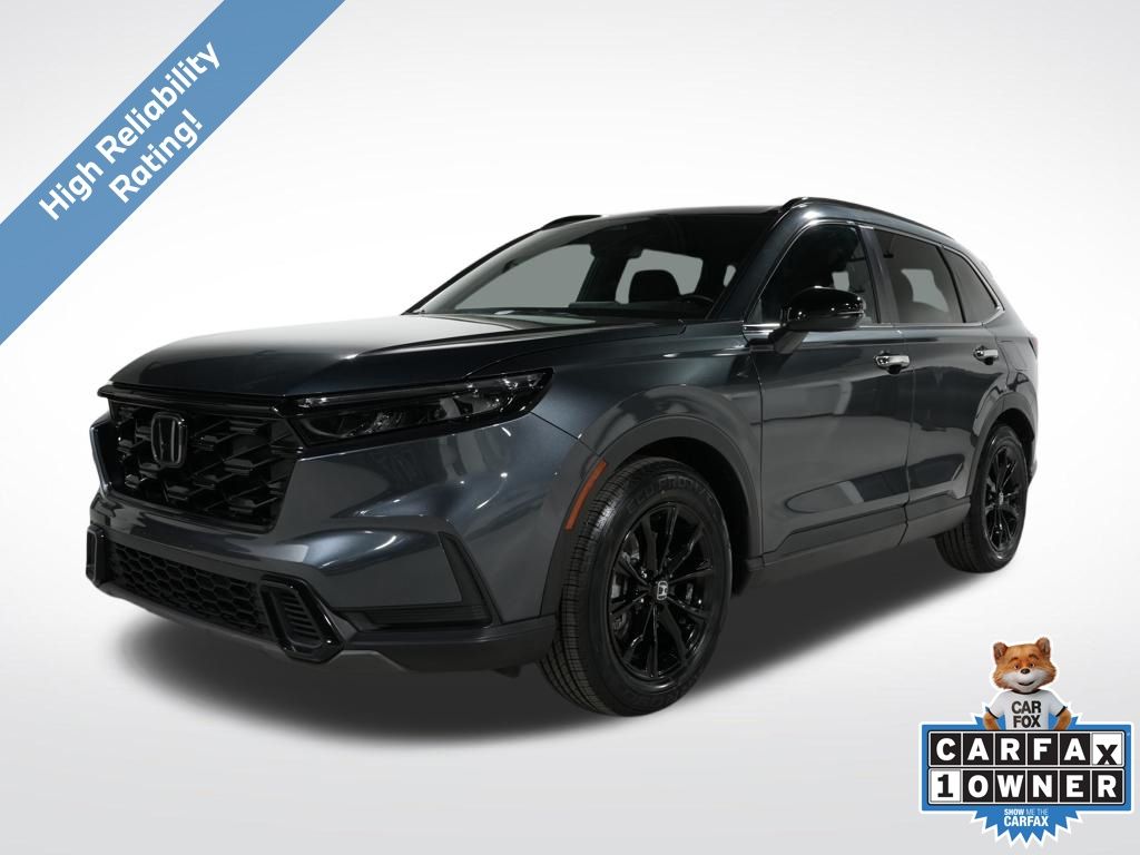 Gray 2024 Honda CR-V Hybrid Sport FWD SUV / Crossover Front-Wheel Drive Continuously Variable Transmission