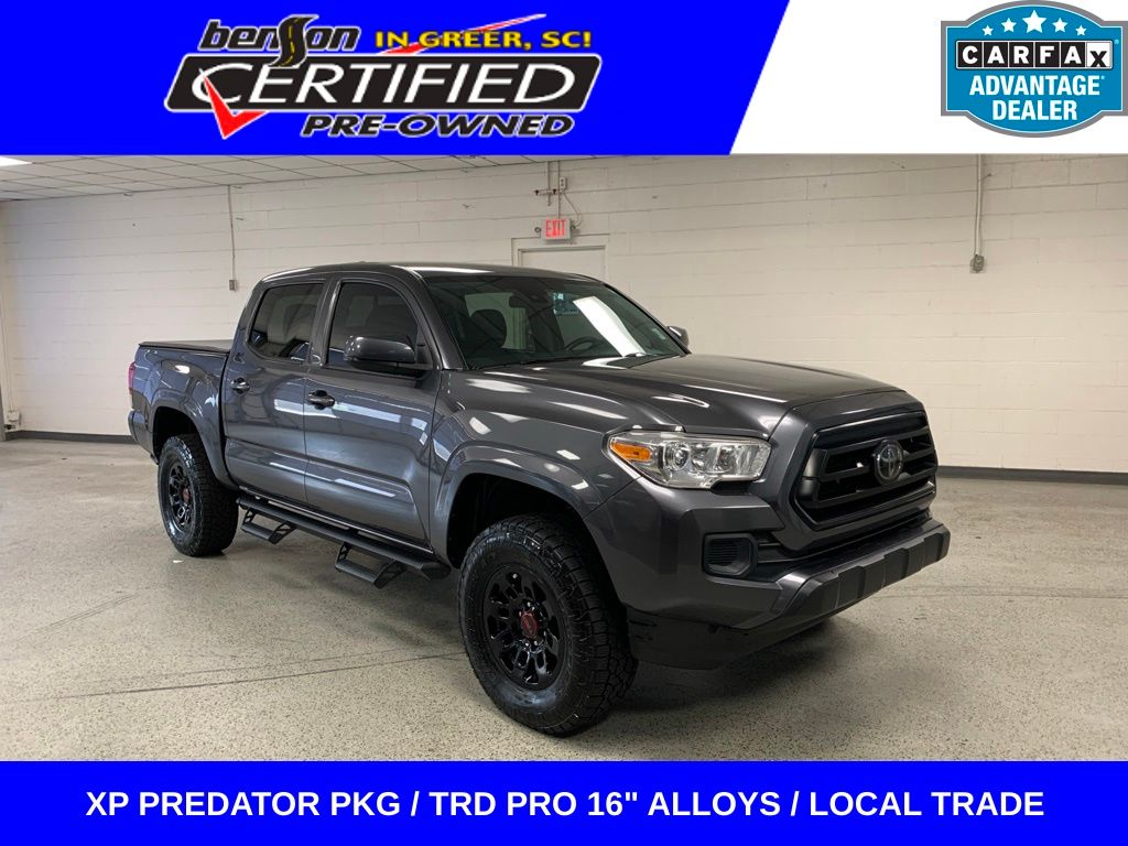 Magnetic Gray Metallic 2021 Toyota Tacoma Pickup Truck Four-Wheel Drive 6-Speed Automatic