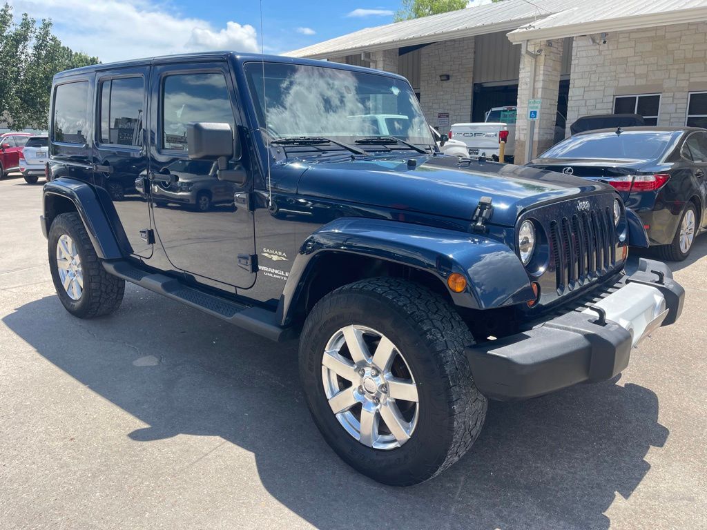 2013 Jeep Wrangler Unlimited Sahara Blue at Emmons Autoplex