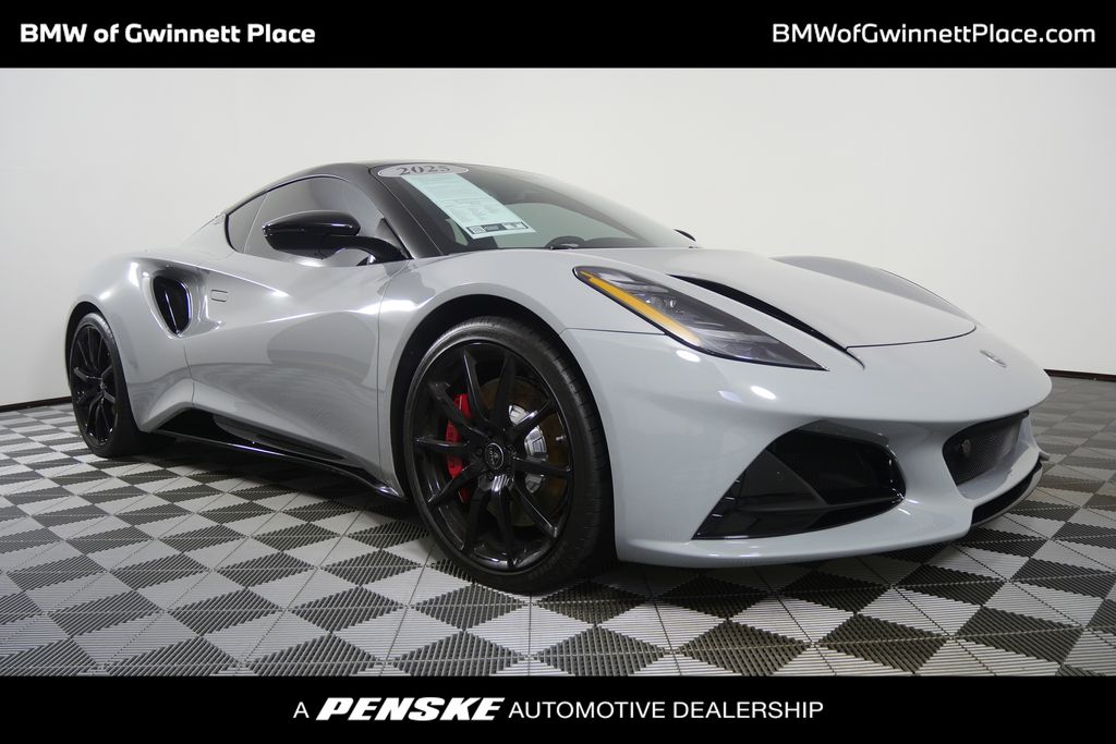 Nimbus Gray 2025 Lotus Emira Coupe Rear-Wheel Drive 6-Speed Automatic