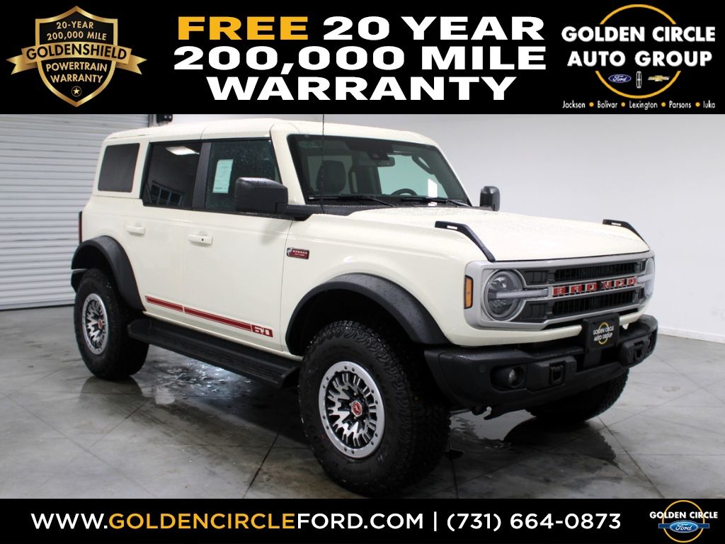 Wimbledon White 2026 Ford Bronco SUV / Crossover Four-Wheel Drive Automatic