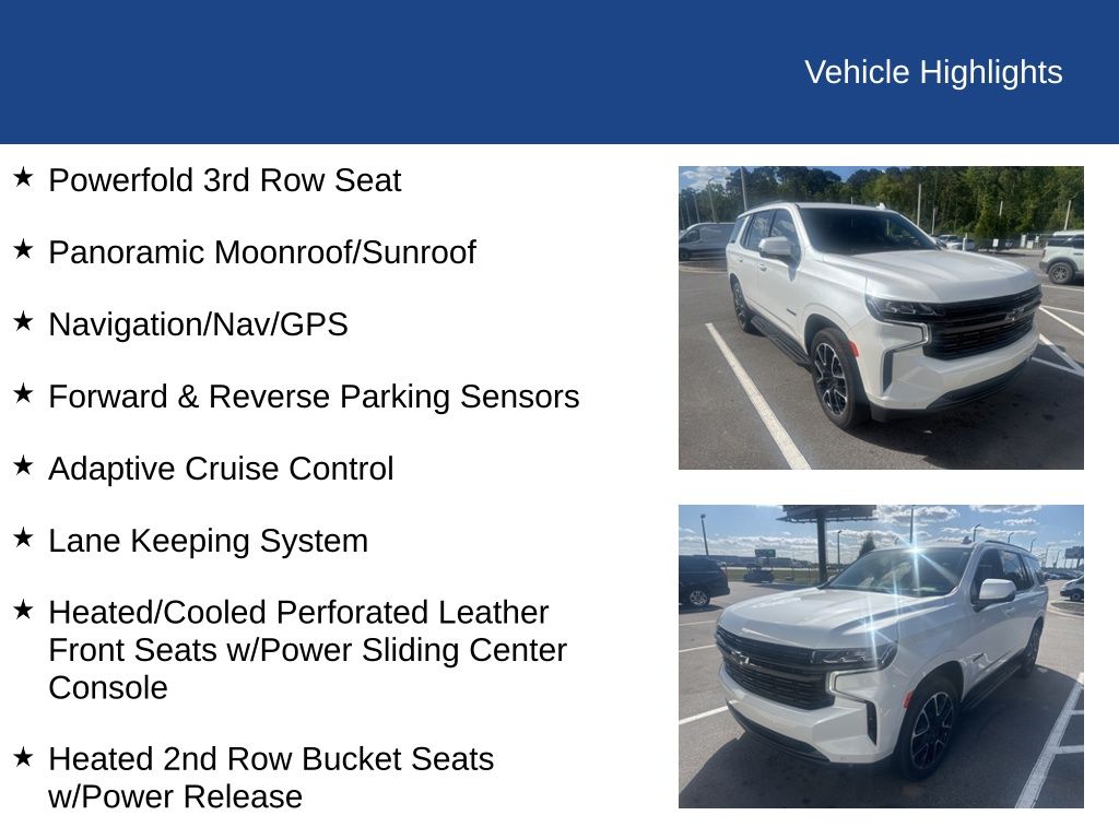 2024 Chevrolet Tahoe 2WD RST