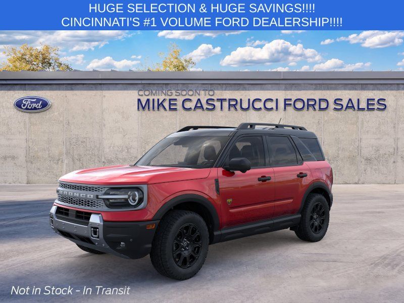 Ruby Red Metallic Tinted Clearcoat 2026 Ford Bronco Sport SUV / Crossover All-Wheel Drive 8-Speed Automatic