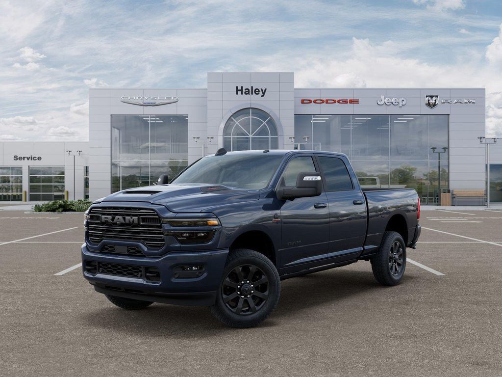 Forged Blue Metallic 2026 RAM 2500 Laramie Crew Cab 4WD Pickup Truck Four-Wheel Drive 8-Speed Automatic