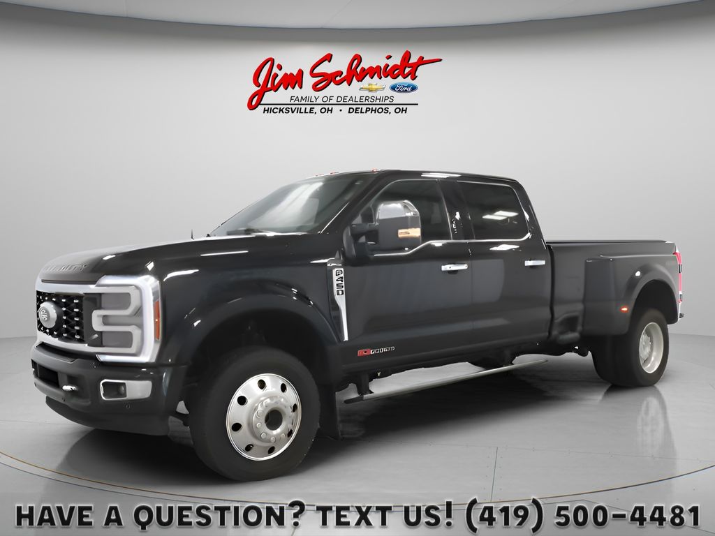 Agate Black Metallic 2024 Ford F-450 Super Duty Pickup Truck Four-Wheel Drive Automatic