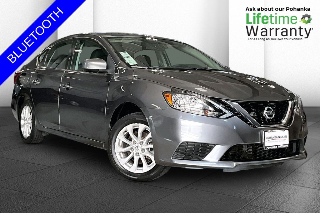 Gray (Gun Metallic) 2018 Nissan Sentra Sedan Front-Wheel Drive Continuously Variable Transmission