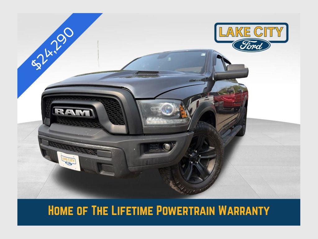 Gray (Granite Crystal Metallic Clearcoat) 2022 RAM 1500 Pickup Truck Four-Wheel Drive 8-Speed Automatic