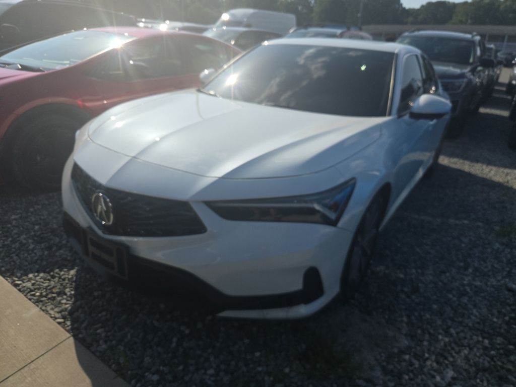 White 2025 Acura Integra Sedan Front-Wheel Drive Continuously Variable Transmission