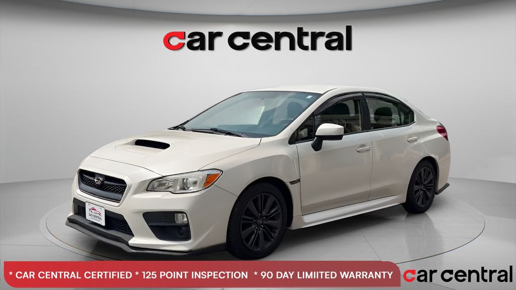 Crystal White Pearl 2017 Subaru WRX Sedan All-Wheel Drive Automatic