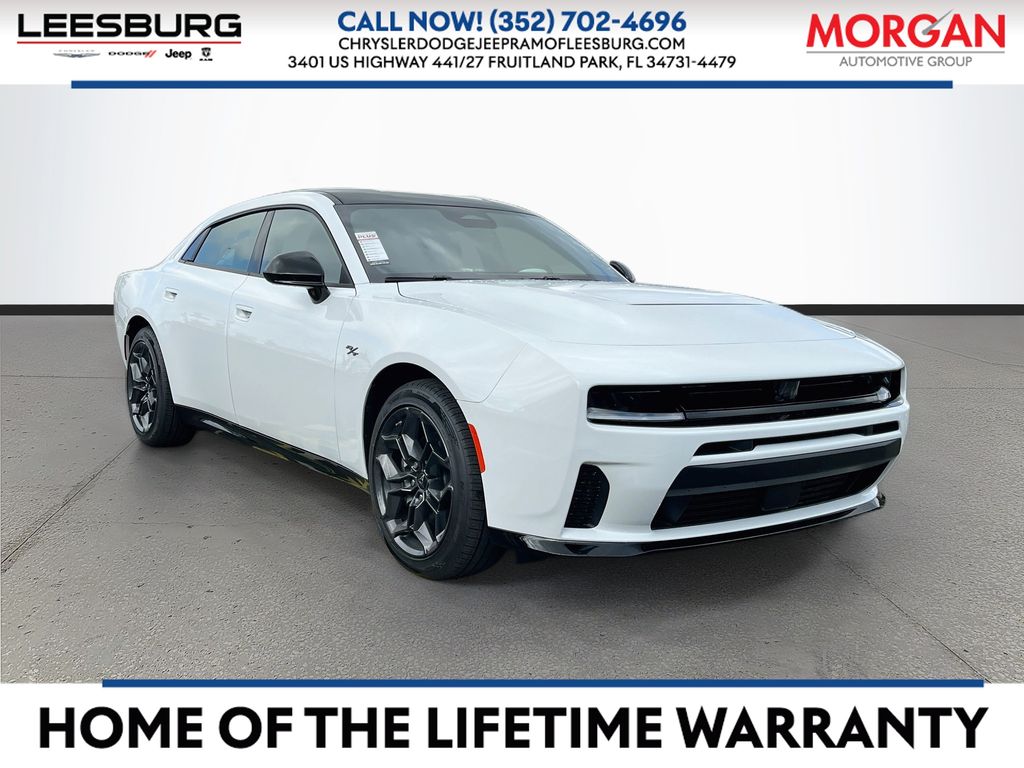 White 2026 Dodge Charger Sedan All-Wheel Drive 8-Speed Automatic
