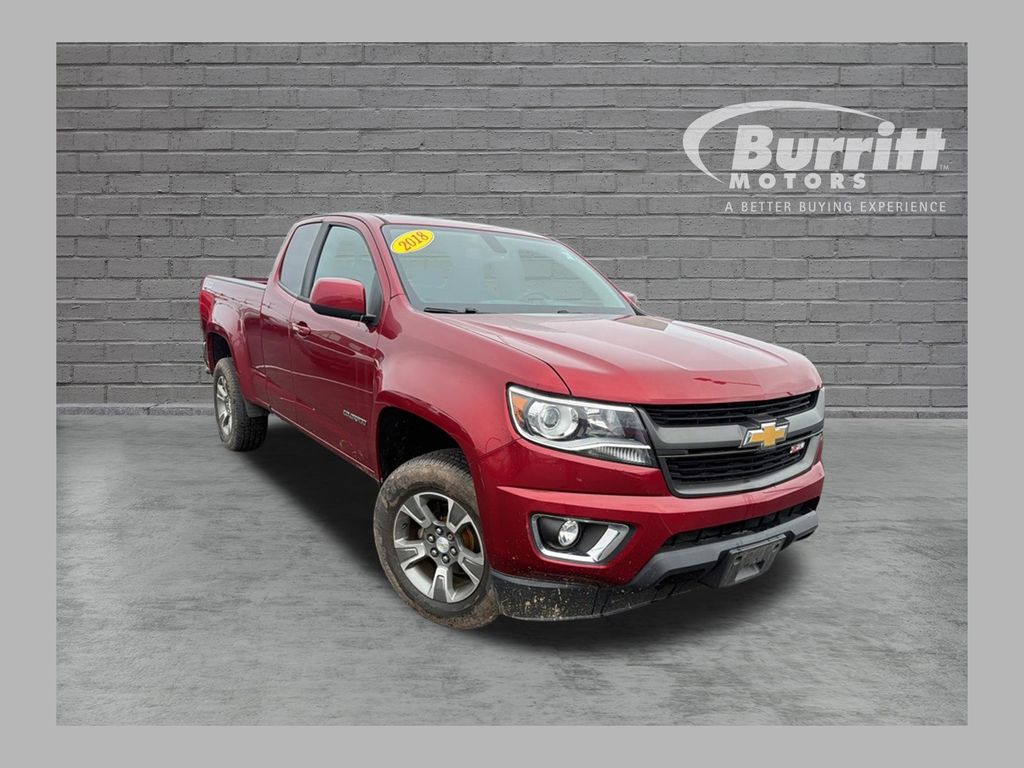 Cajun Red Tintcoat 2018 Chevrolet Colorado Pickup Truck Four-Wheel Drive 8-Speed Automatic