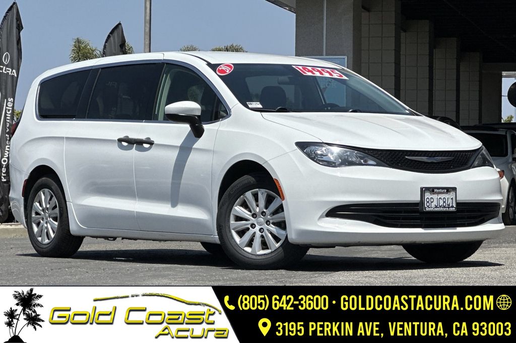 Bright White Clearcoat 2020 Chrysler Voyager L FWD Minivan Front-Wheel Drive 9-Speed Automatic