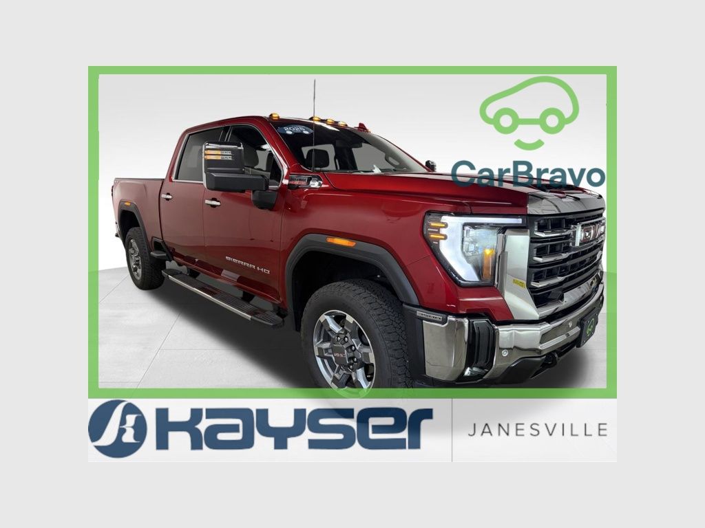 Volcanic Red Tintcoat 2025 GMC Sierra 3500HD Pickup Truck Four-Wheel Drive Automatic