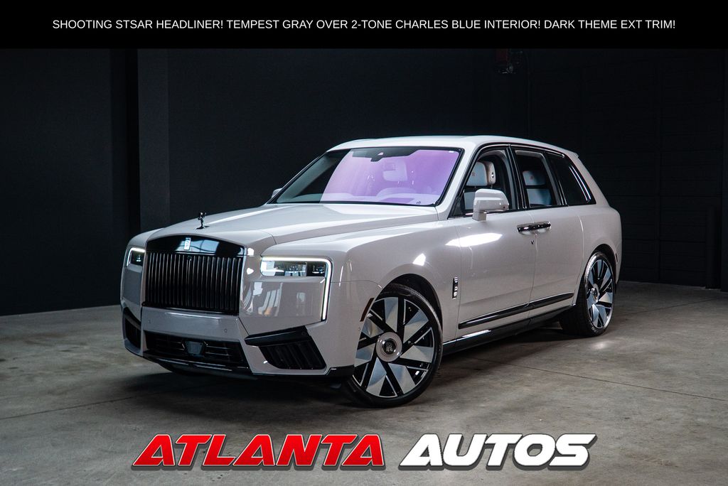 Tempest Gray 2025 Rolls-Royce Cullinan SUV / Crossover All-Wheel Drive 8-Speed Automatic