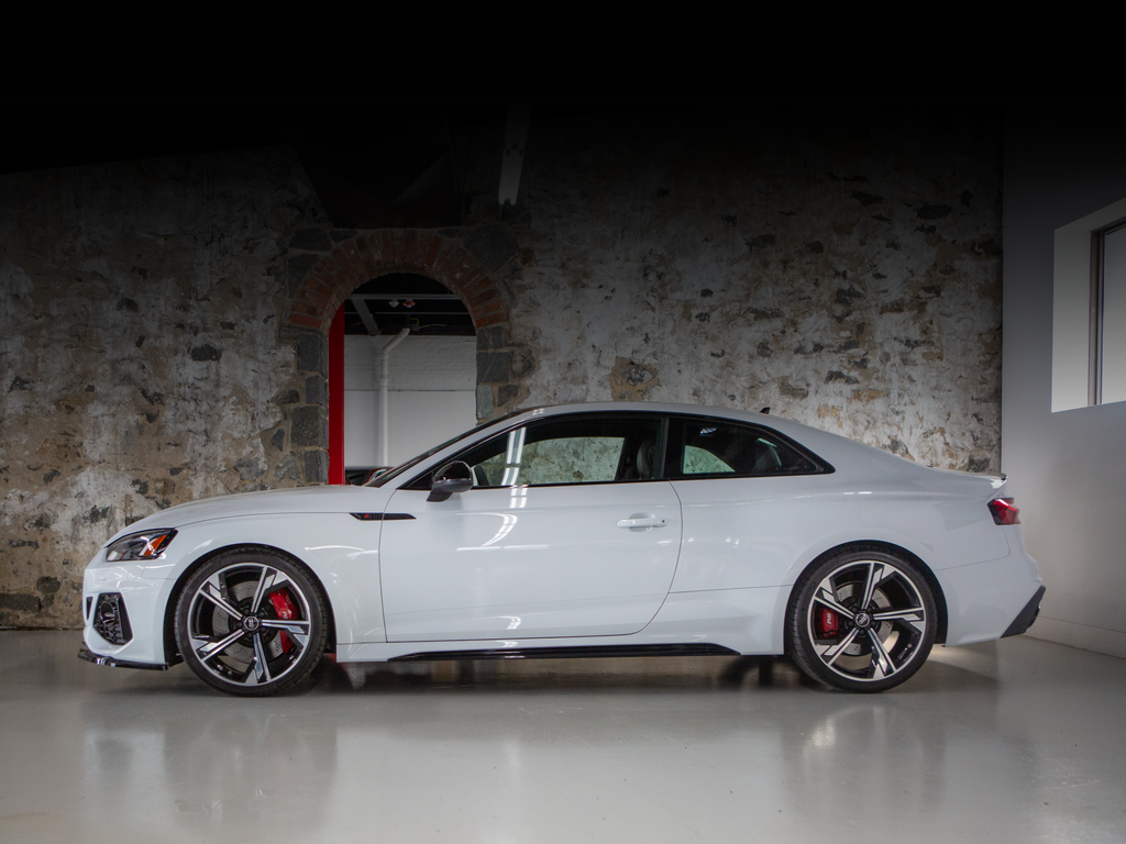 Glacier White Metallic 2023 Audi RS 5 Coupe All-Wheel Drive 8-Speed Automatic