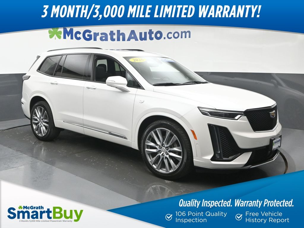 Crystal White Tricoat 2020 Cadillac XT6 SUV / Crossover Four-Wheel Drive 9-Speed Automatic