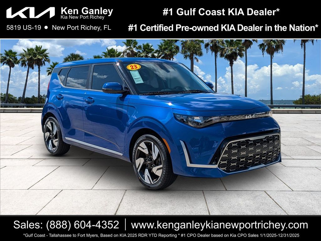 Neptune Blue 2023 Kia Soul SUV / Crossover Front-Wheel Drive Continuously Variable Transmission