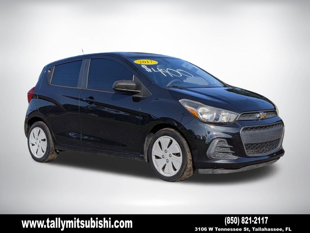 Black Granite Metallic 2016 Chevrolet Spark Hatchback Front-Wheel Drive Continuously Variable Transmission