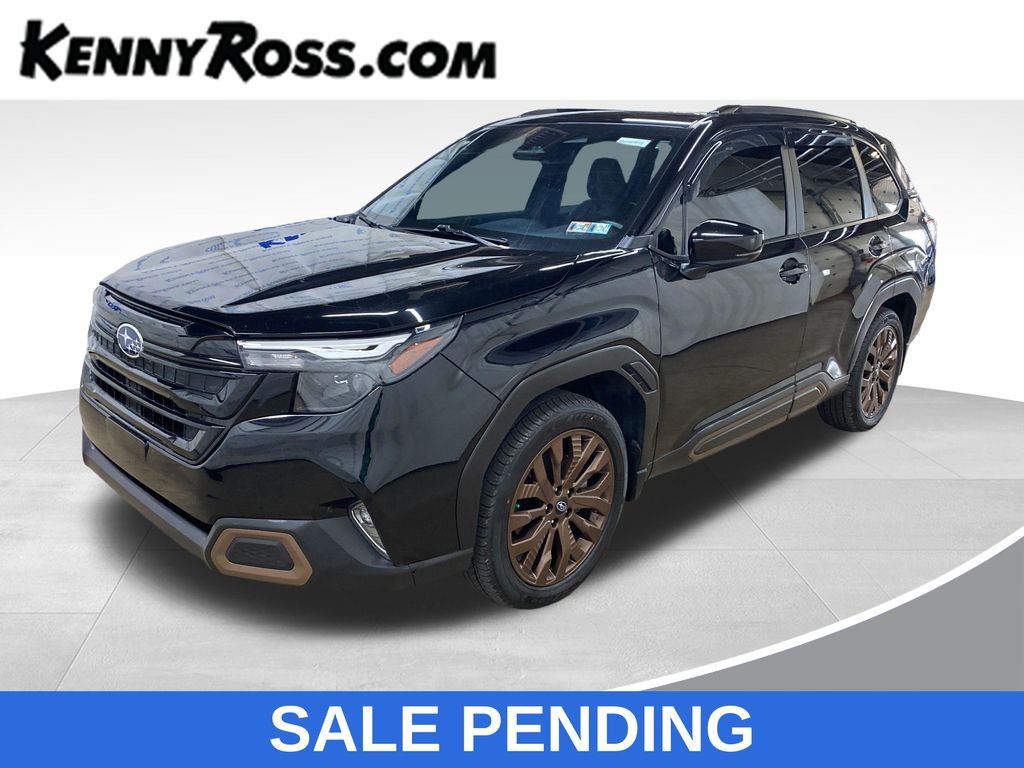 Crystal Black Silica 2025 Subaru Forester SUV / Crossover All-Wheel Drive Continuously Variable Transmission