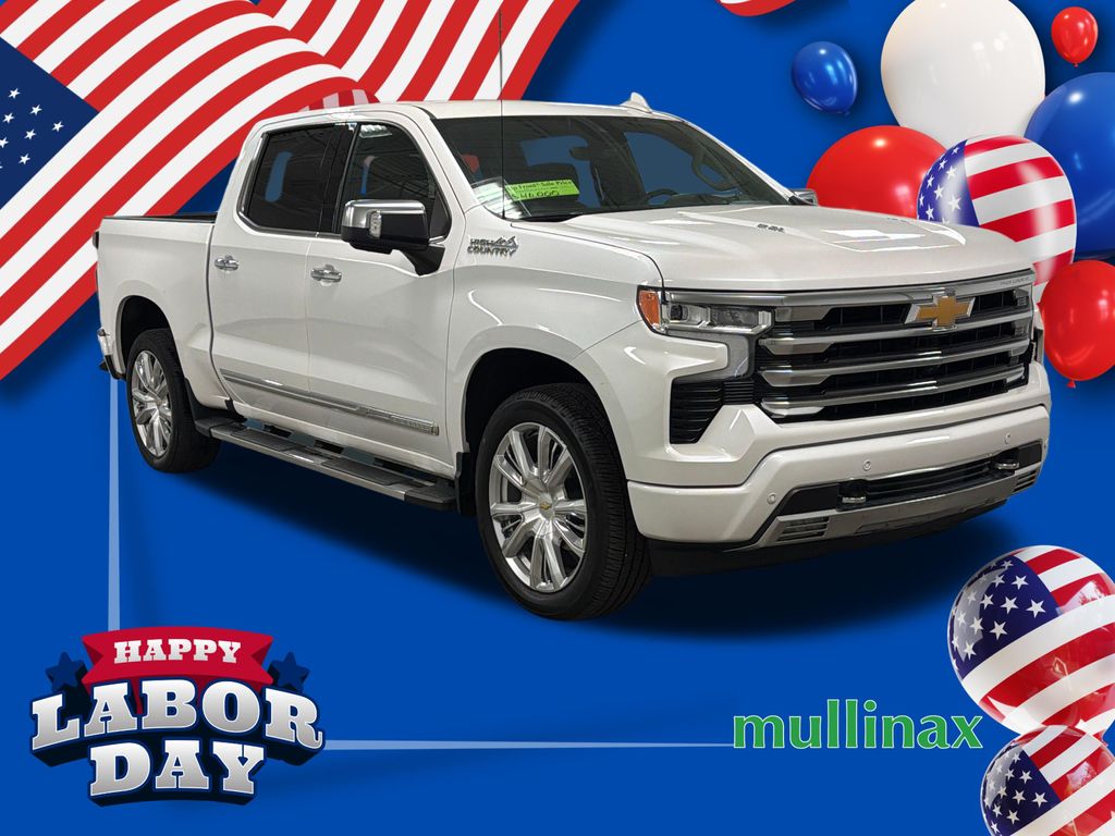 White (Iridescent Pearl Tricoat) 2024 Chevrolet Silverado 1500 Pickup Truck Four-Wheel Drive Automatic