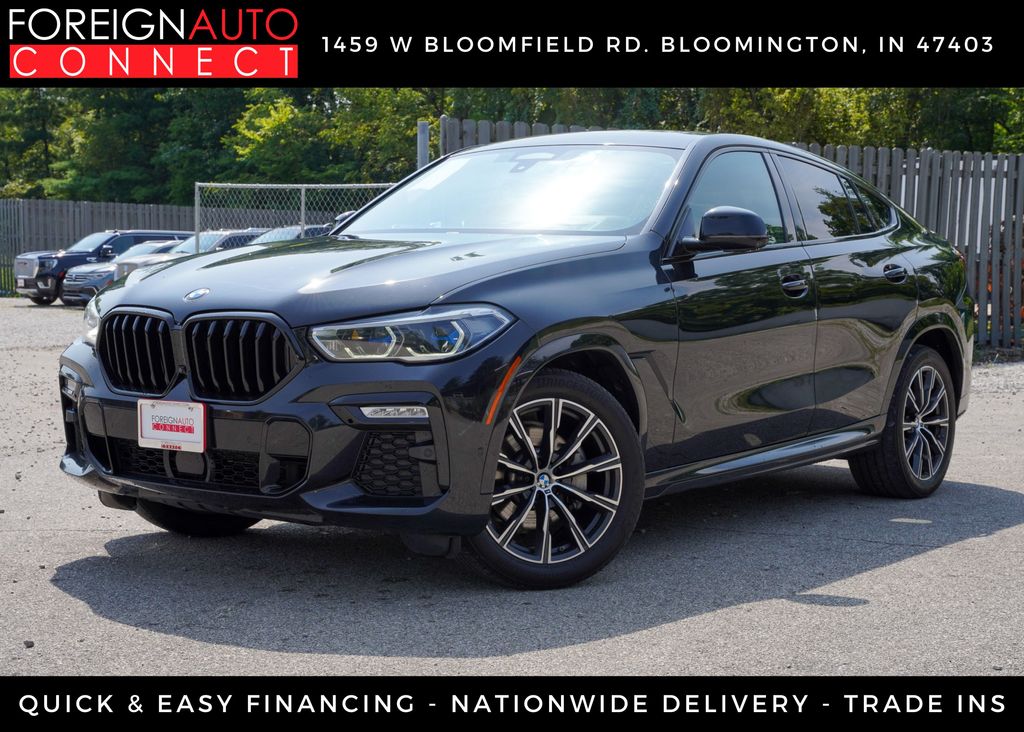 Black Sapphire Metallic 2020 BMW X6 SUV / Crossover All-Wheel Drive 8-Speed Automatic
