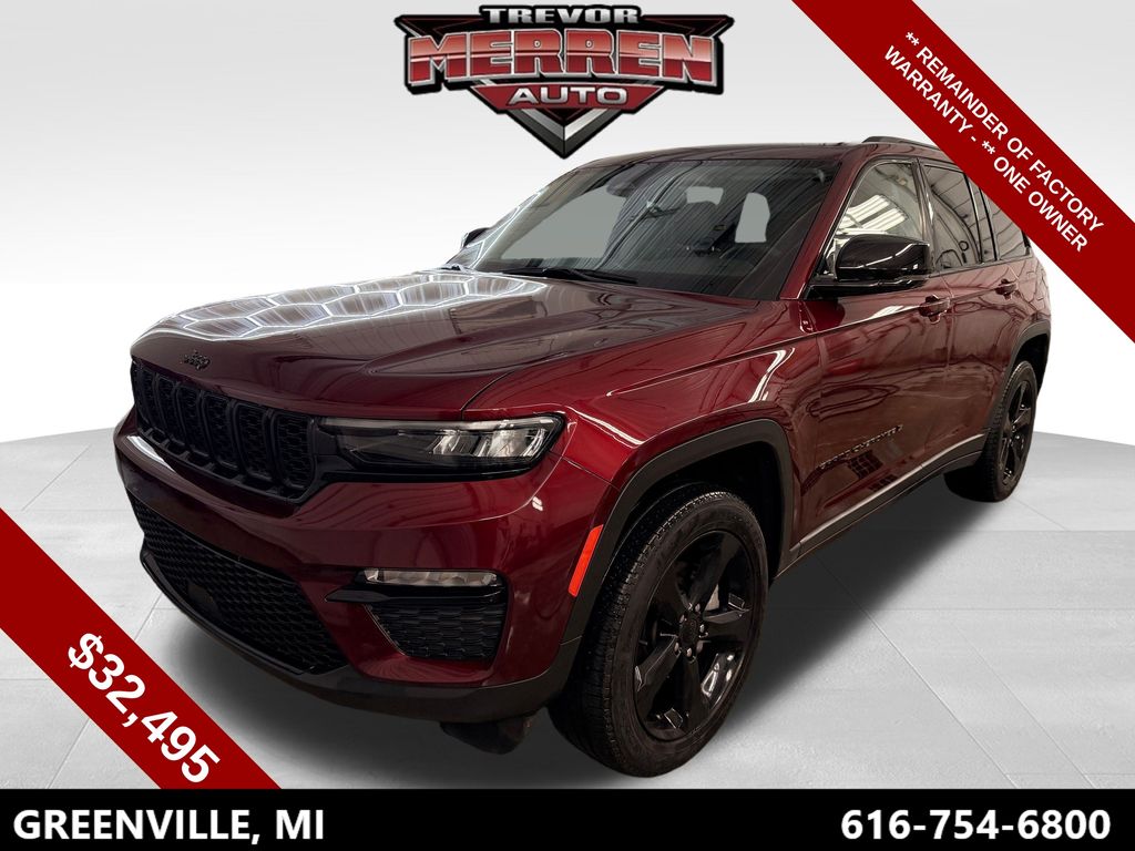 Velvet Red Pearlcoat 2023 Jeep Grand Cherokee Limited 4WD SUV / Crossover Four-Wheel Drive 8-Speed Automatic