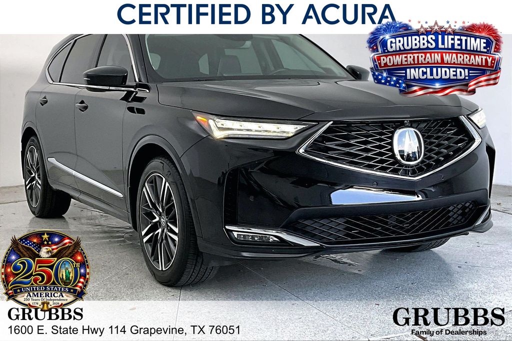 Majestic Black Pearl 2025 Acura MDX SUV / Crossover All-Wheel Drive Automatic