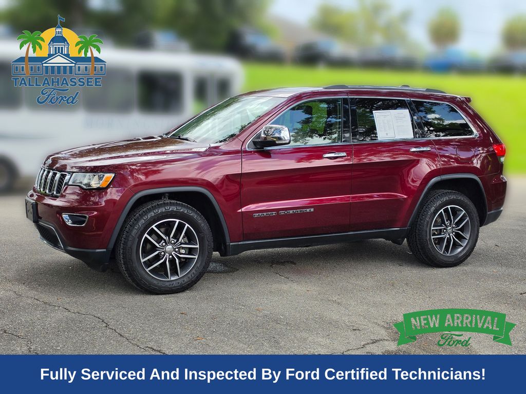 Velvet Red Pearlcoat 2017 Jeep Grand Cherokee SUV / Crossover Four-Wheel Drive 8-Speed Automatic