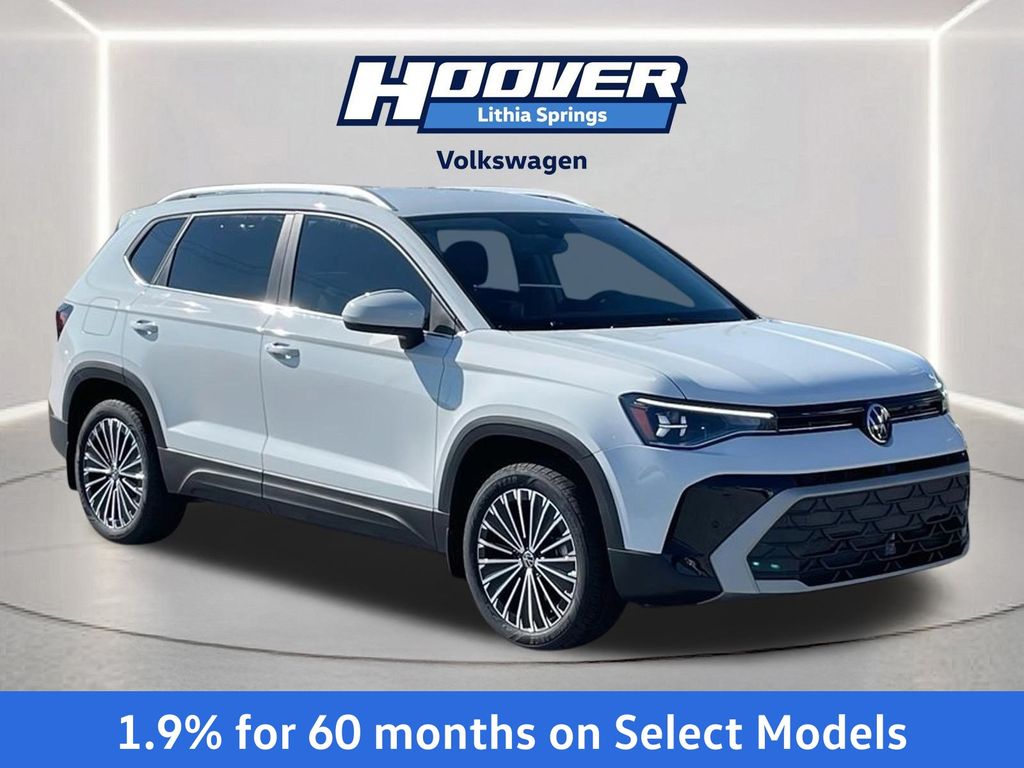 Pure White 2026 Volkswagen Taos SUV / Crossover Front-Wheel Drive 8-Speed Automatic