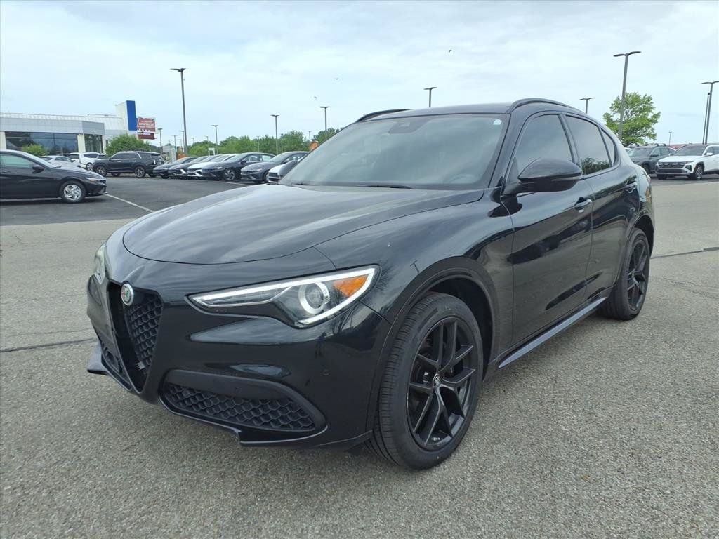 Vulcano Black Metallic 2020 Alfa Romeo Stelvio SUV / Crossover All-Wheel Drive 8-Speed Automatic