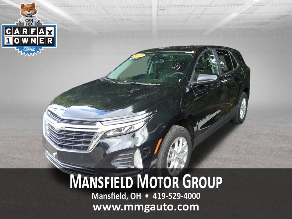 Mosaic Black Metallic 2022 Chevrolet Equinox SUV / Crossover Four-Wheel Drive 6-Speed Automatic Overdrive