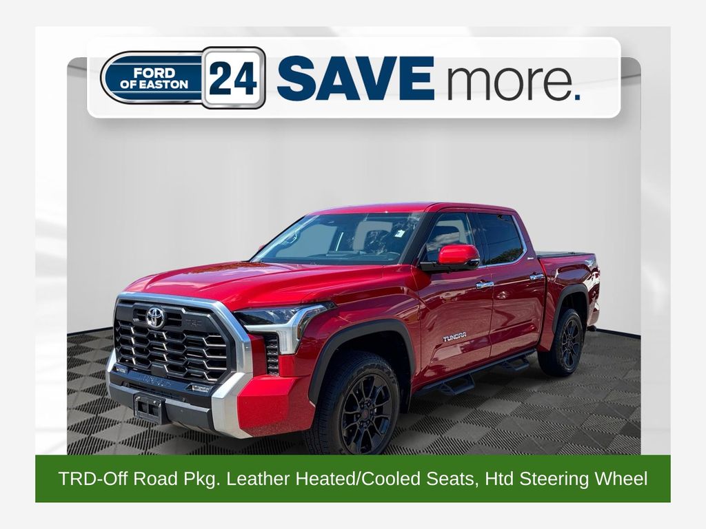 Red 2023 Toyota Tundra Pickup Truck Four-Wheel Drive Automatic