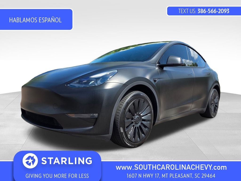Solid Black 2024 Tesla Model Y SUV / Crossover All-Wheel Drive 1-Speed Automatic