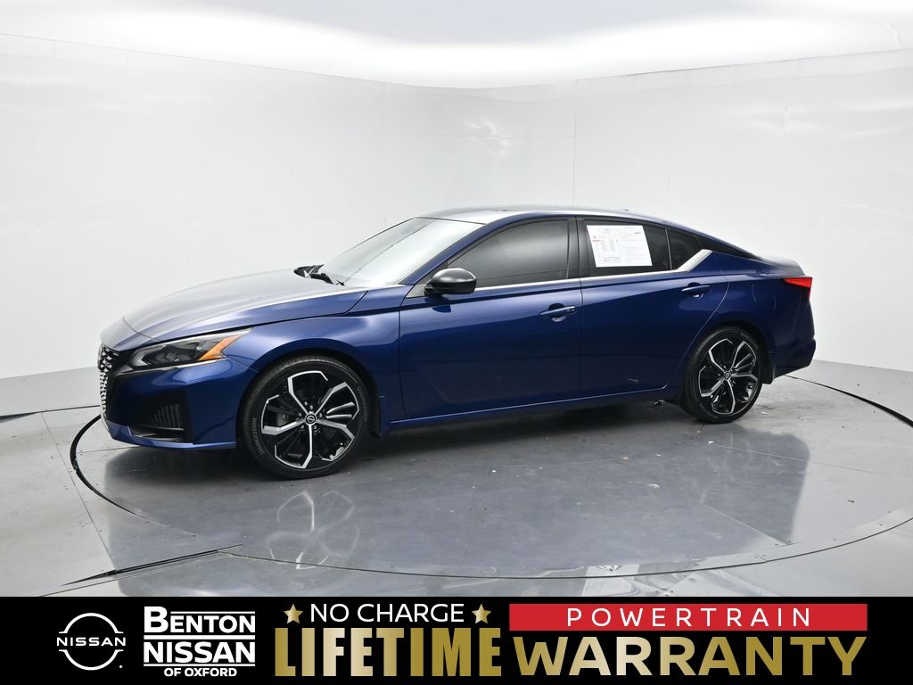 Deep Blue Pearl 2024 Nissan Altima Sedan Front-Wheel Drive Continuously Variable Transmission