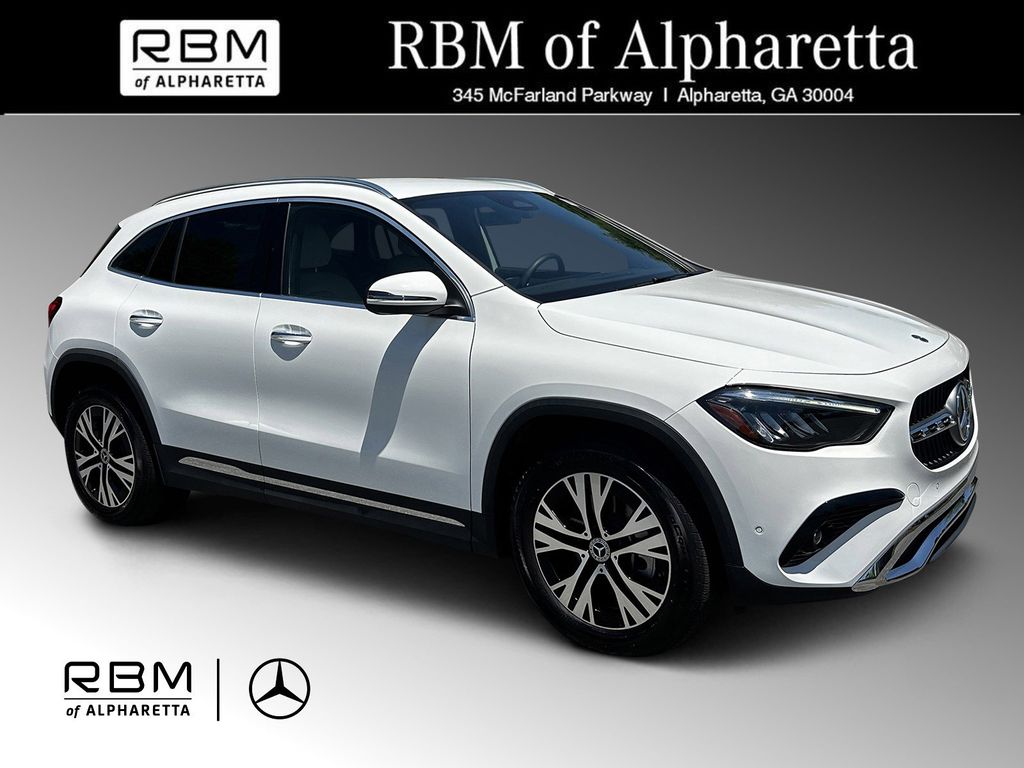 White 2025 Mercedes-Benz GLA 250 4MATIC SUV / Crossover All-Wheel Drive 8-Speed Dual Clutch