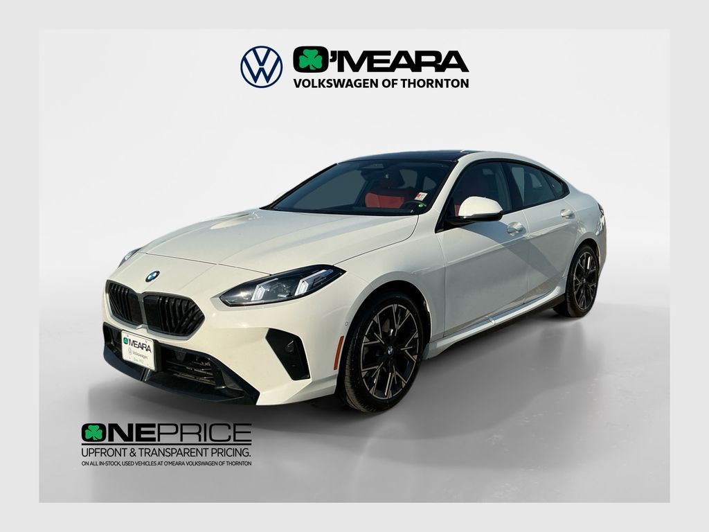 Alpine White 2025 BMW 2 Series Sedan All-Wheel Drive 7-Speed Automatic