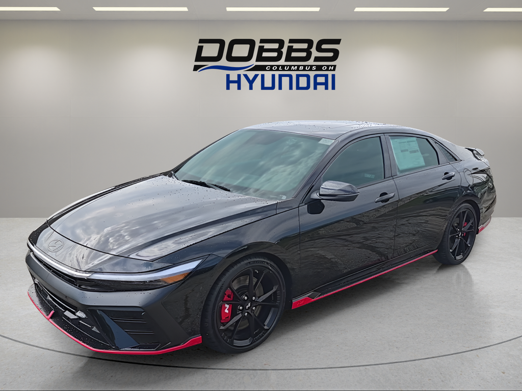 Abyss Black 2026 Hyundai Elantra N Sedan Front-Wheel Drive 8-Speed Automatic