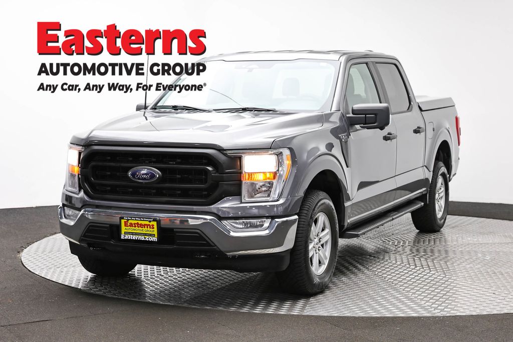 Gray Metallic 2022 Ford F-150 Pickup Truck Four-Wheel Drive Automatic
