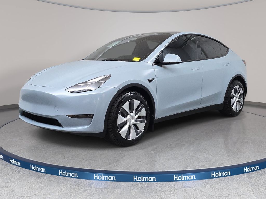 Gray 2024 Tesla Model Y SUV / Crossover All-Wheel Drive 1-Speed Automatic